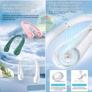 Portable Rechargeable Neck Fan