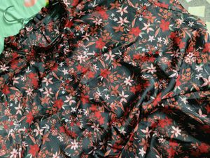 Printed A-line Dress