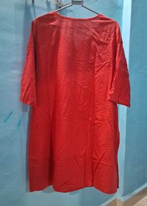 SRISHTI Premium Orange Kurti