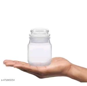 Set Of 6 Glass Spice Jar