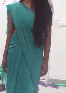 Elegant Green Saree