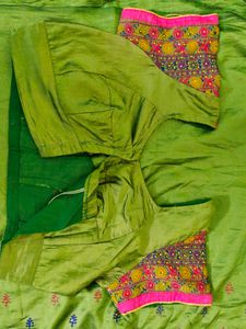 Worked Saree