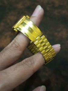 Sonata Gold Watch