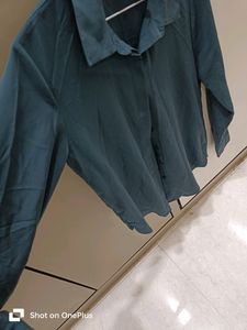 H &amp;M Green Formal Shirt