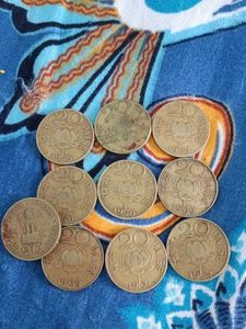 Old Coins 20 Paise With Different Years