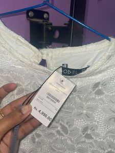 Lacy Top White | Size S