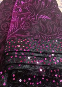 New Black Lycra Saree