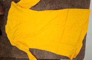 Yellow Cotton Kurta