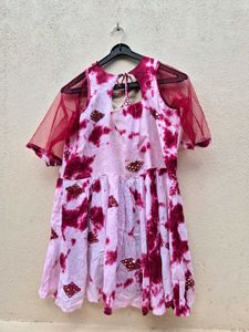 ✨ Pink &amp; Wine Hand-Dyed Tunic✨