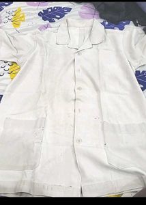 White Shirt apron  docter nurse medica