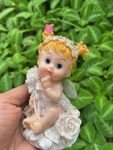 Small Sweet Angel Sitting Statue