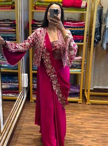 Indowestern Readymade Drape Saree