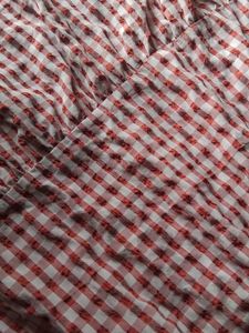 Red &amp; White Gingham Skirt