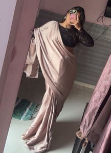 Elegant Mauve Silk Saree