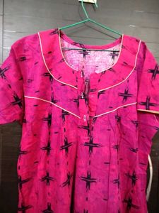 Pink Nightgown - Comfy Sleepwear