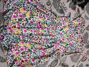Beautiful Multicolour Frock For 7-8 Years Girl