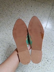 📢NEW 🌙Mint Zari Mules From The House Of Pataudi✨