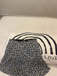 Floral Mini Skirt