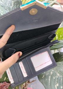 Wallet Kart Grey Clutch
