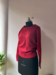 Red Knit Sweater
