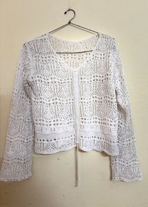 Crochet Knit Cardigan