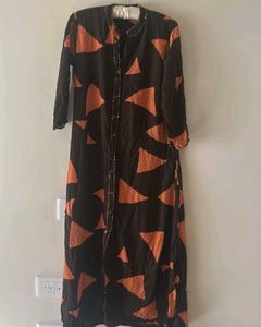 Beautiful Collared Long 3/4th Sleeves  Kurti