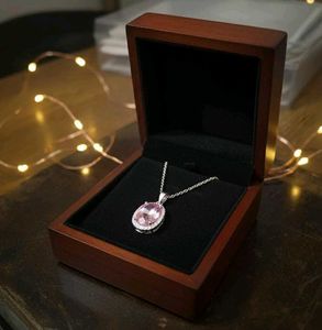 Elegant Ruby Pendant Necklace