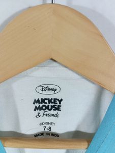 Cyan Printed Casual T-shirt (Boy&#39;s)