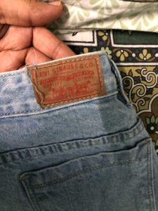 Levis High Waist Straight Denim Jeans