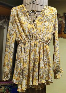 Floral Yellow Top