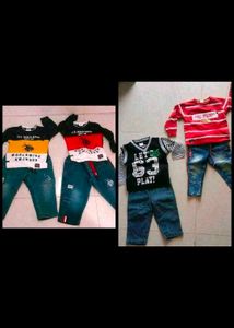 combo of 4 Boys Clothing Set