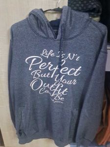Hoodie with Graphic Print