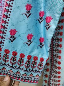 Floral Print Kurta
