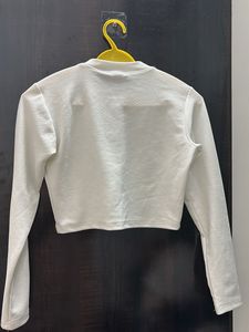 White Long Sleeve Top