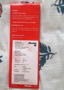 Bata Gel  Insoles. Number 10.