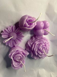 Floral Scented Candles set of five