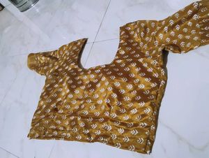 Simply Superb Golden Blouse