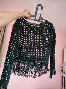 Crochet Fringe Top