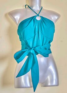 🆕 🎁Buy 2 Get 1 Free 🎁 Piece Teal Halter Top