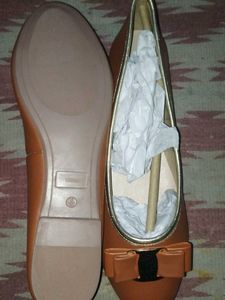 Women Brown Ballerinas
