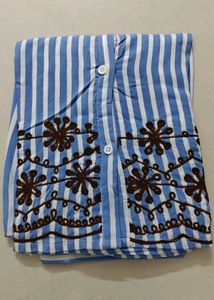 Striped Button-Down Shirt 💖