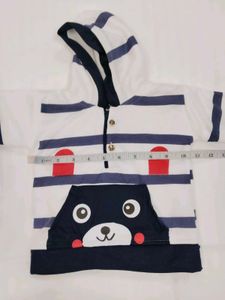 Cute Bear Striped Baby Outfit (Y)