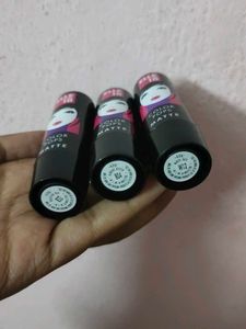 Set Of 3 Elle 18 Color Pops Matte Lipstick