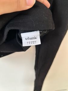 Black Long Sleeve Crop Top