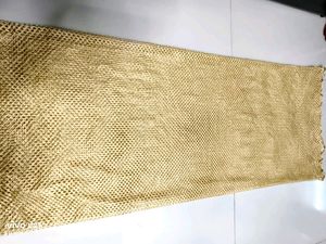 Silk Net Golden Stall Dupatta 04