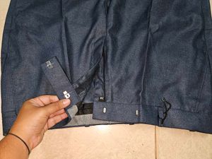 Plazer Exclusive Wear's Men's Blue Formal Pants