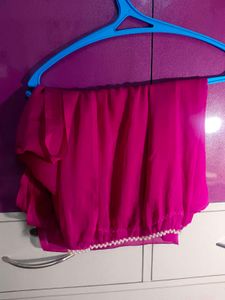 Plus size Pink Sharara and Dupatta Set