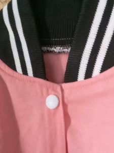 Pink NY Varsity Jacket