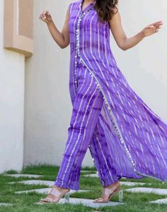 Purple Tie-Dye Co-ord Set