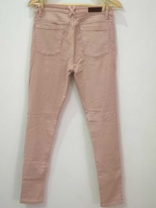 Blush Pink Skinny Jeans